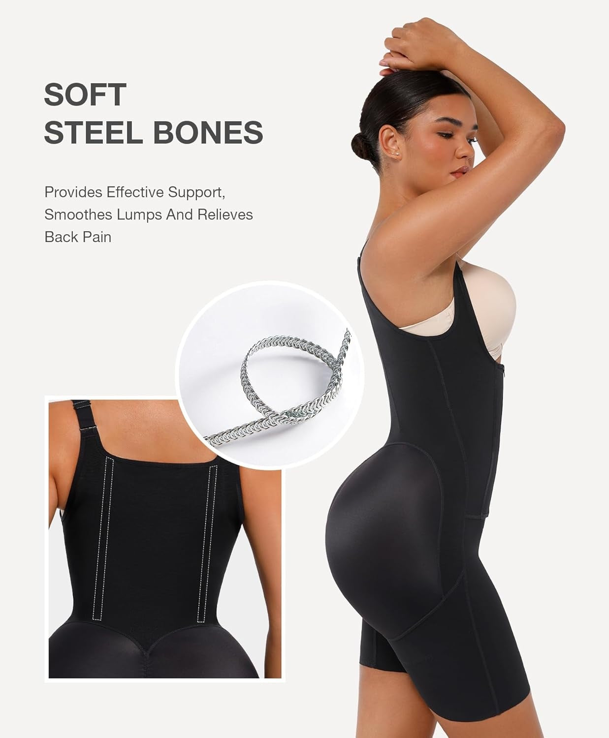 New, Lover-Beauty Fajas Colombianas Moldeadoras Shapewear for Women Tummy Control Postpartum Body Shaper with Zipper Crotch