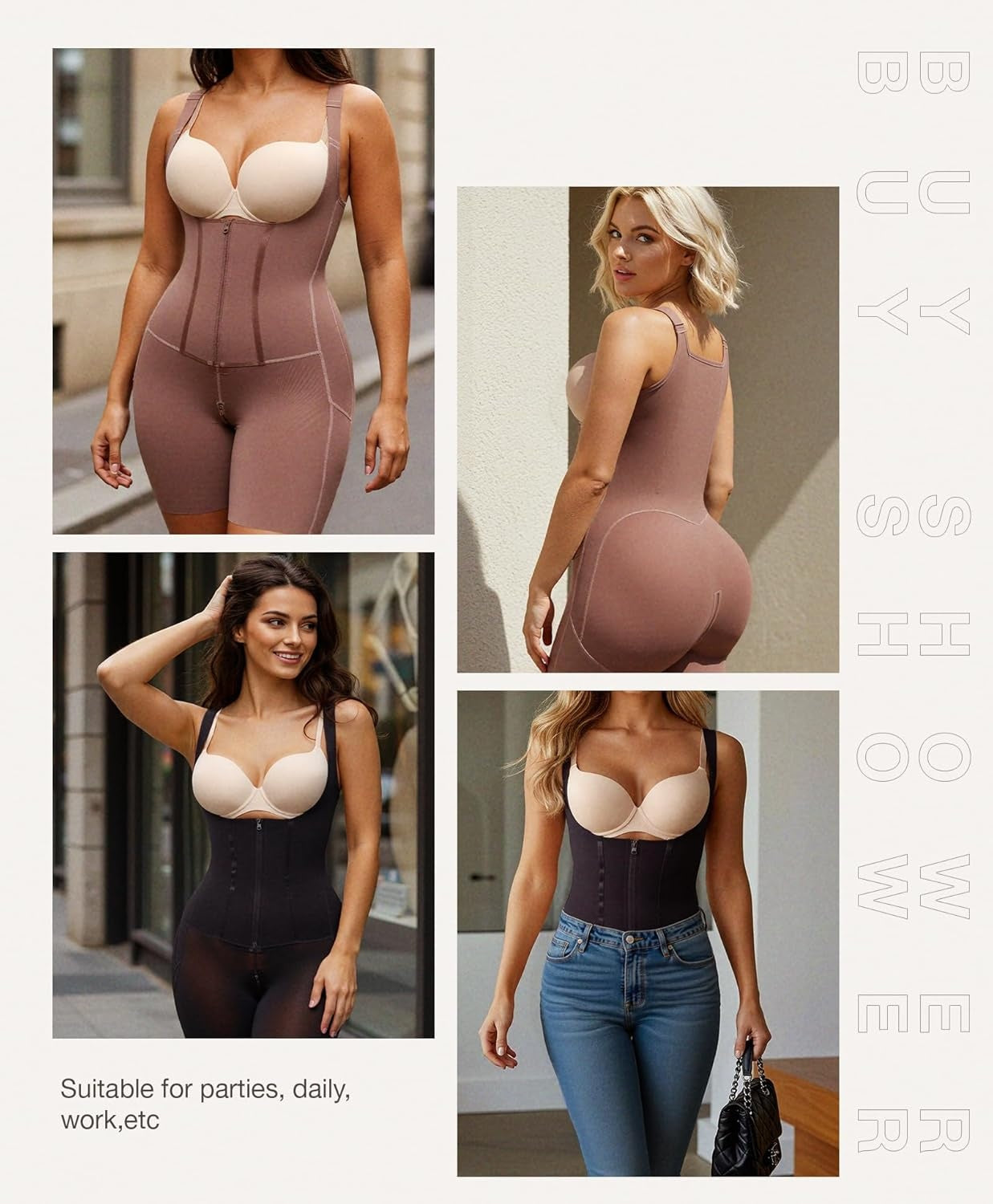New, Lover-Beauty Fajas Colombianas Moldeadoras Shapewear for Women Tummy Control Postpartum Body Shaper with Zipper Crotch