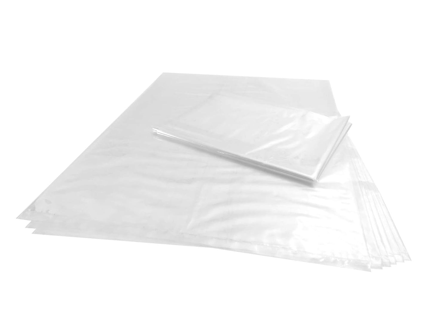 New, Wowfit 100 CT 12x18 inch 1.1 Mil Clear Plastic Flat Open Poly Bags – Great for Bread Loaves, Food Storage, Cotton Candy, Seafood, Trays, Shirts, Hats, and More