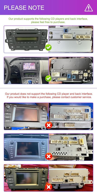 145.99 - New, [8 Core 4+64G] Android 15 Car Stereo for Toyota Prius 2010 2011 2012 2013 2014 2015 with Wireless Carplay/Android Auto, 9" HD Touch Screen with GPS WiFi Bluetooth5.0 FM/RDS Radio 32EQ/DSP SWC