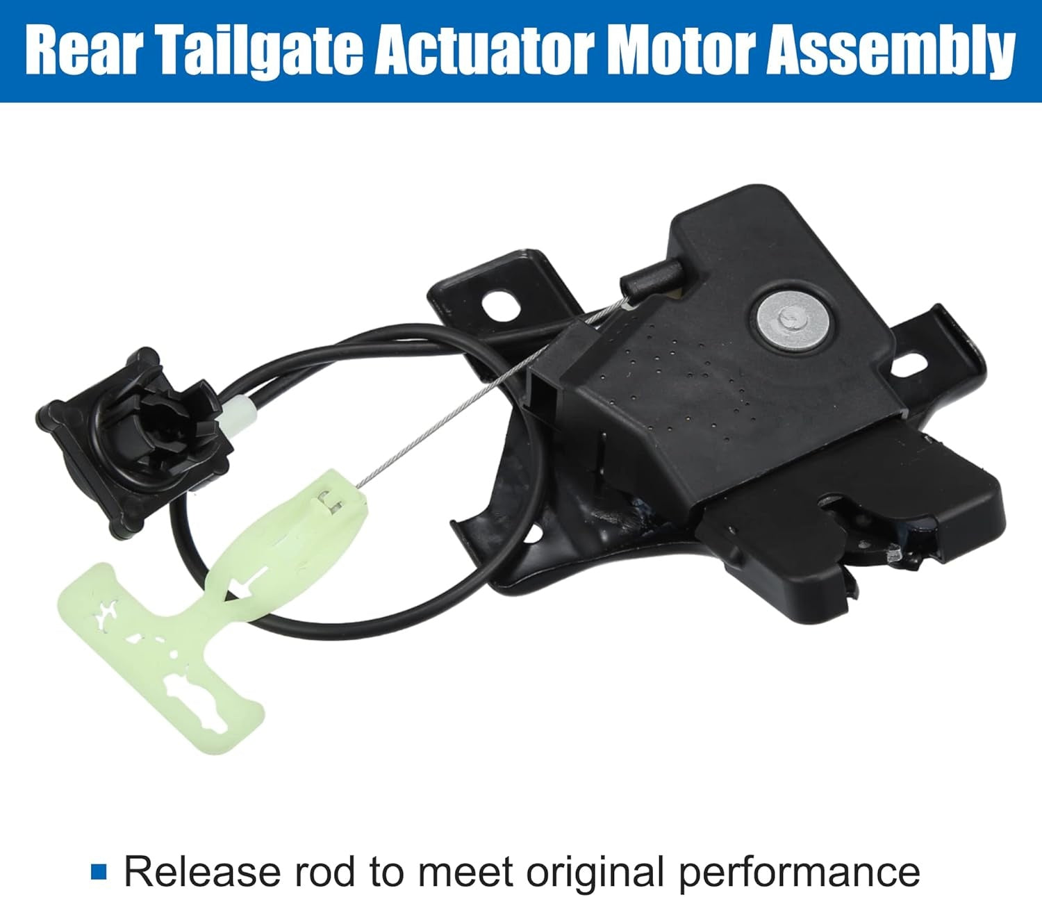 New, ACROPIX Rear Tailgate Lock Latch Actuator Replacement Fit for Ford Fusion - Pack of 1 Black