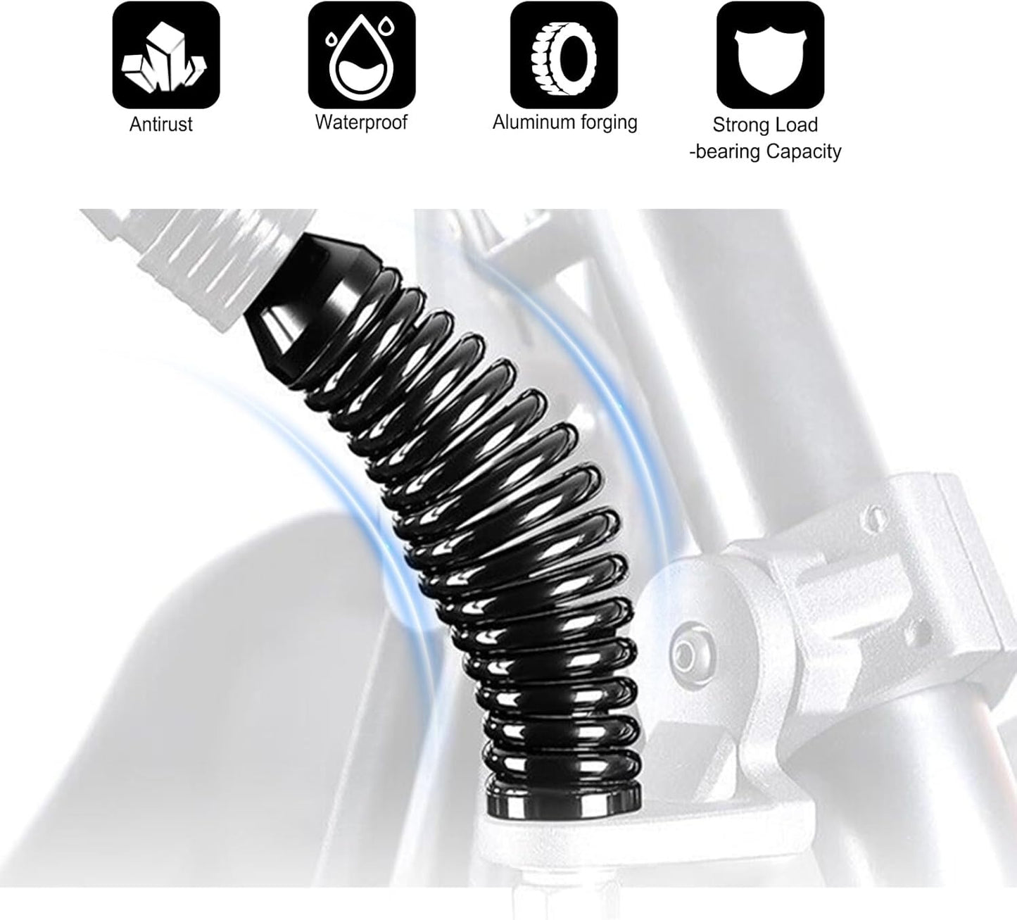 New, 1PC Whip Light Spring Mounting Base Quick Release Whips Light Spring Base for UTV ATV Cam Am Off-Road Side-by-Side RZR Polaris Boat Maverick X3