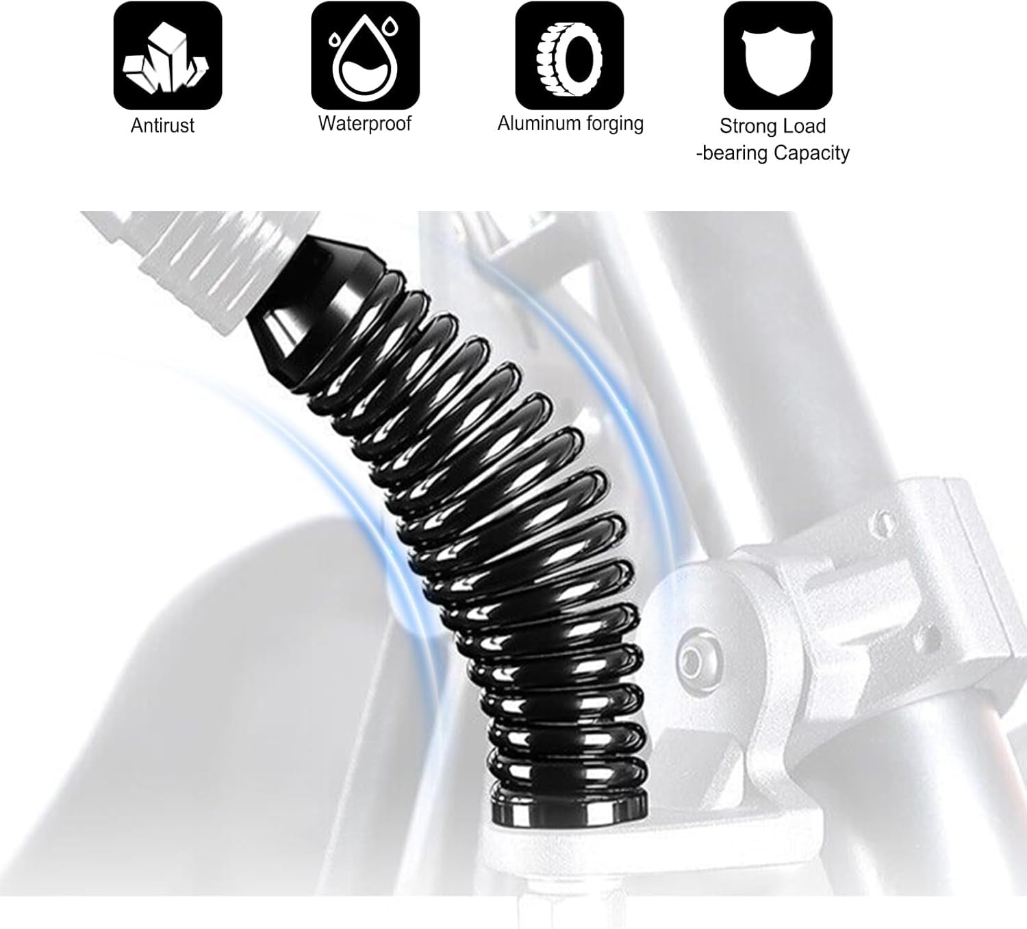 New, 1PC Whip Light Spring Mounting Base Quick Release Whips Light Spring Base for UTV ATV Cam Am Off-Road Side-by-Side RZR Polaris Boat Maverick X3