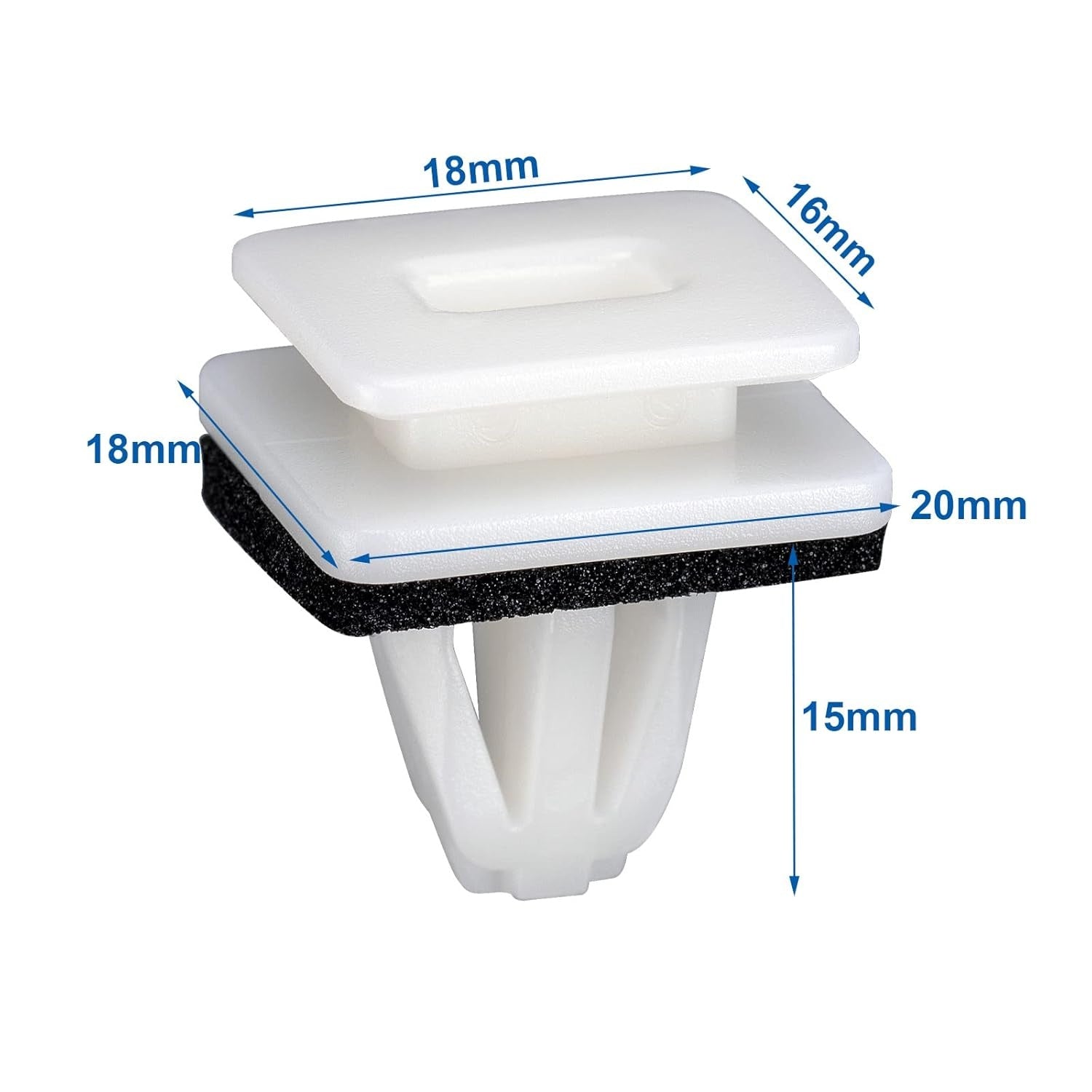 New, OAUTOO 30pcs Rocker Panel & Fender Moulding Clip for 91504-SP1-003 Honda & Acura Accord Civic CR-V Fit HR-V Odyssey MDX RL TL ZDX