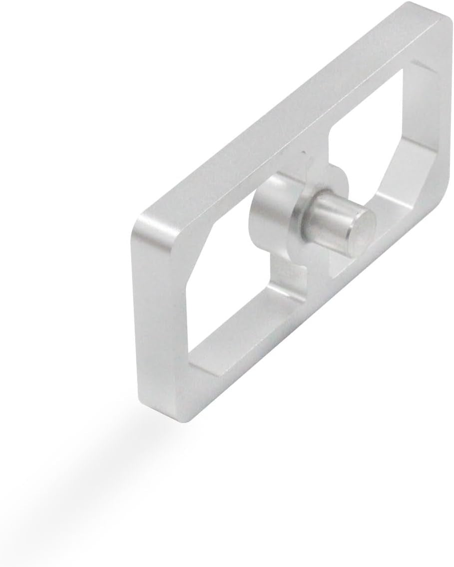 New, 0.5 Inch Universal Aluminum Leaf Spring Lowering Block Kit Versatile for Ride Height Adjustment(1 Pack)