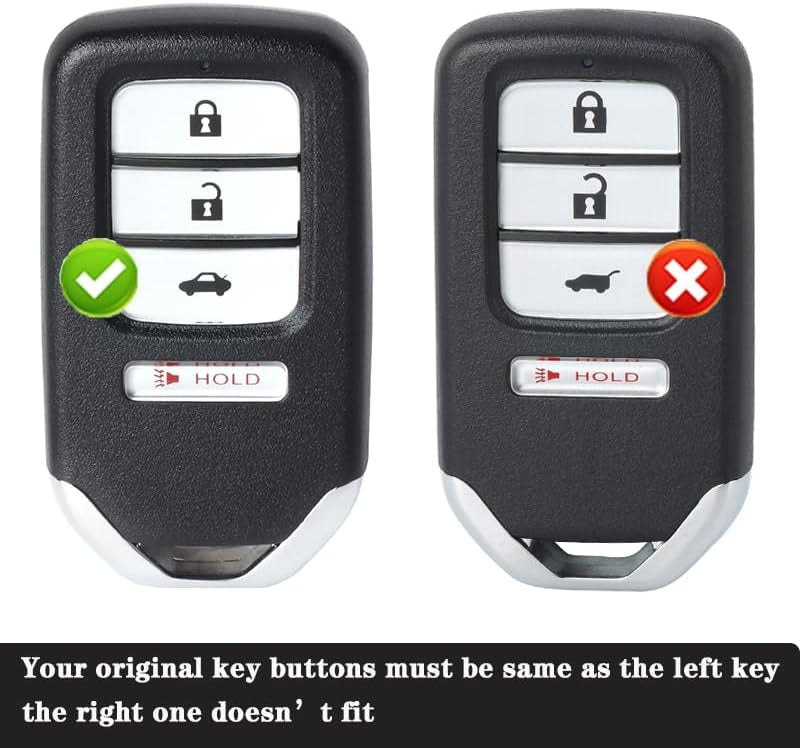 New, Beefunny Replacement Remote Keyless Entry Key Fob for Honda Accord LX Sport 20SPT 2018 2019 2020 2021 2022 FCC ID:CWTWB1G0090 PN: 72147-TVA-A11 4Buttons 433.92MHz FSK 4A Chip (with chip)