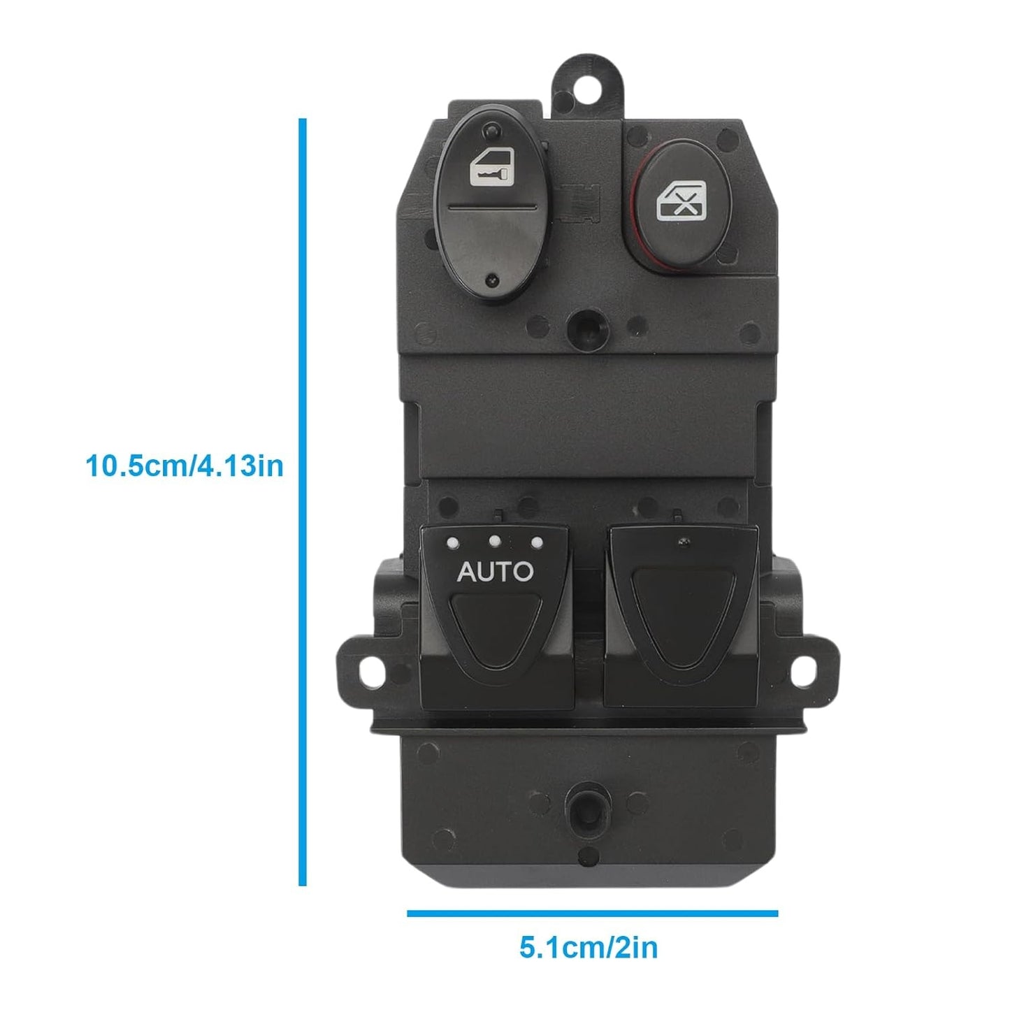 New, Power Window Master Switch fit for 2006-2011 Honda Civic EX EX-L LX Coupe, 16 Pins - Driver Window Control Switch Replace 35750SVAA11 1S10320