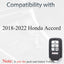 New, Smart Key Fob Keyless Entry Fits for Honda Accord 2018-2022 (FCC ID:CWTWB1G0090 P/N:72147-TVA-A01) Remote Control Key Replacement 5 Button