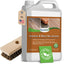 New, Premium Deck Cleaner Kit | Deck Cleaner and Mildew Remover | Cleans up to 1,500 Sq. Ft. | Safe for Trex, Timbertech & Wood Decking | Powerful & Eco-Friendly Deck's Cleaning Solution