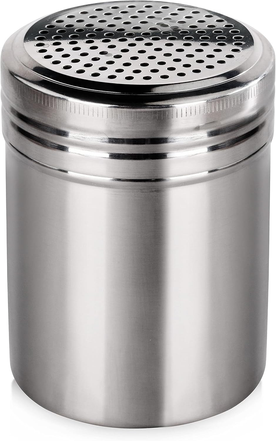 New, New Star Foodservice 28478 Stainless Steel Dredge Shaker, 10-Ounce, Set of 2