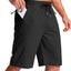 New, G Gradual Men's 11" Board Shorts with 3 Zipper Pockets Long Swim Trunks Quick Dry Bathing Suit Swimwear Beach Shorts No Liner