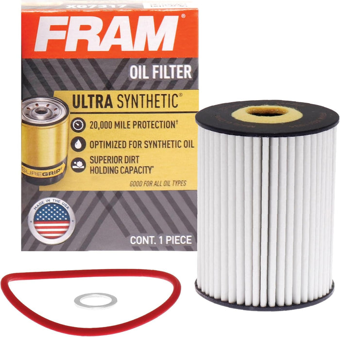 New, FRAM Ultra Synthetic XG11934 20K Mile Change Automotive Replacement Engine Oil Filter for Synthetic Oil Changes, Premium Vehicle Engine Protection Oil Filter for Select Vehicle Model Years