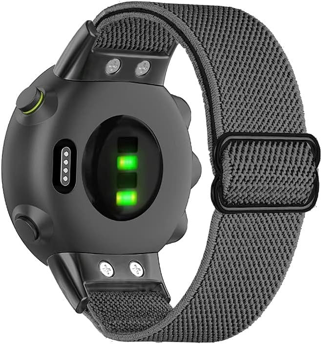 New, Stretchy Loop Nylon Strap Compatible with Garmin forerunner 45/45S Bands Replacement Accessory Adjustable Elastic