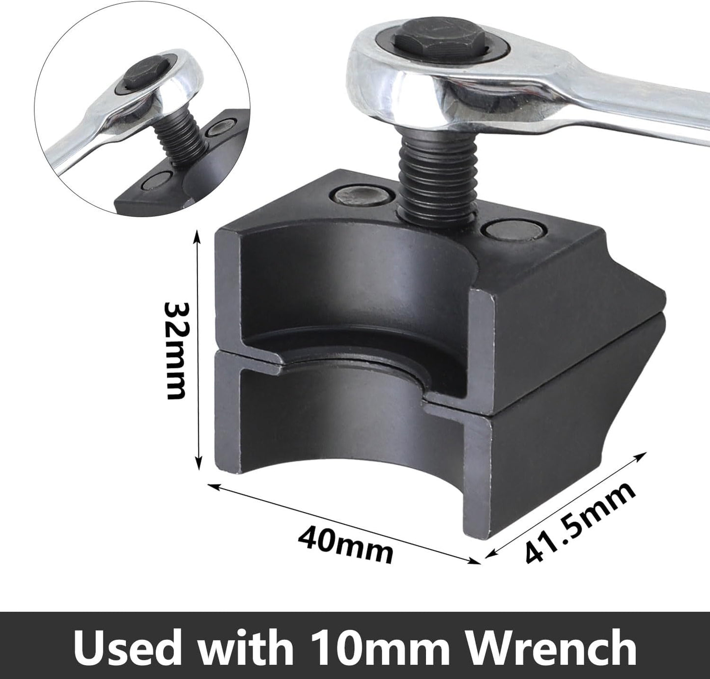 New, DPTOOL Universal Suspension Strut Split Hub Steering Knuckle Spreader Tool Suspension Strut Spreader Tool Compatible with Volkswagen Audi BMW Ford Peugeot Citroën