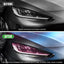 Open Box, 12 × 48 Inch Car Light Tint Film, Shiny Chameleon Headlights Tail Lights Fog Lights Films with Squeeze & Cutter, Self Adhesive Vinyl Film Sticker Sheet Roll Car Accessories (Pink)