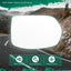 New, SCITOO Side View Mirror Glass Passenger Right Side Fit For 2012-2014 For HONDA CR-V W/HEATED Chrome Convex Replacement Exterior Mirror Glass