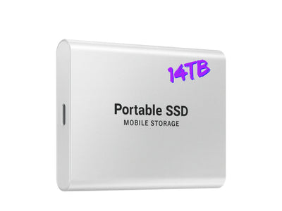 14TB, Portable SSD - Compact External Storage, Fast Transfer for Daily Files & Media