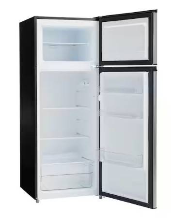 7.2 cu. ft. Top Freezer Refrigerator in Stainless Steel Look